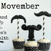 Movember Mustache Cupcake Tutorial