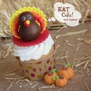 Gobble Up This Sweet Turkey Fondant Topper Tutorial!