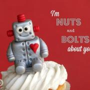 I'm Nuts and Bolts About You! Love Machine Fondant Tutorial