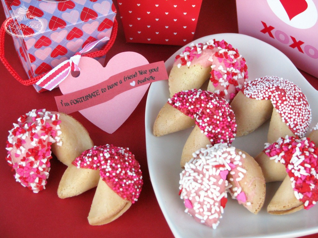 Fortunate Valentine cookies ~ Lynlee's