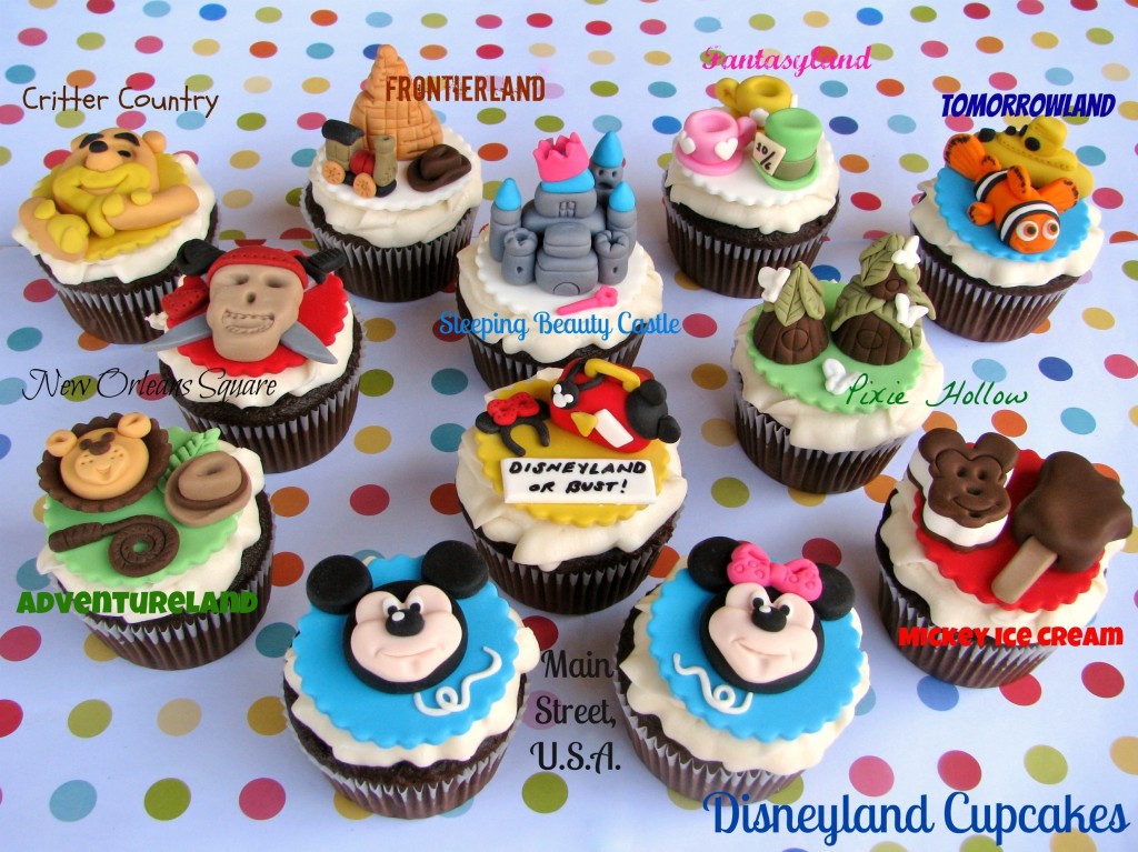 Disneyland cupcakes