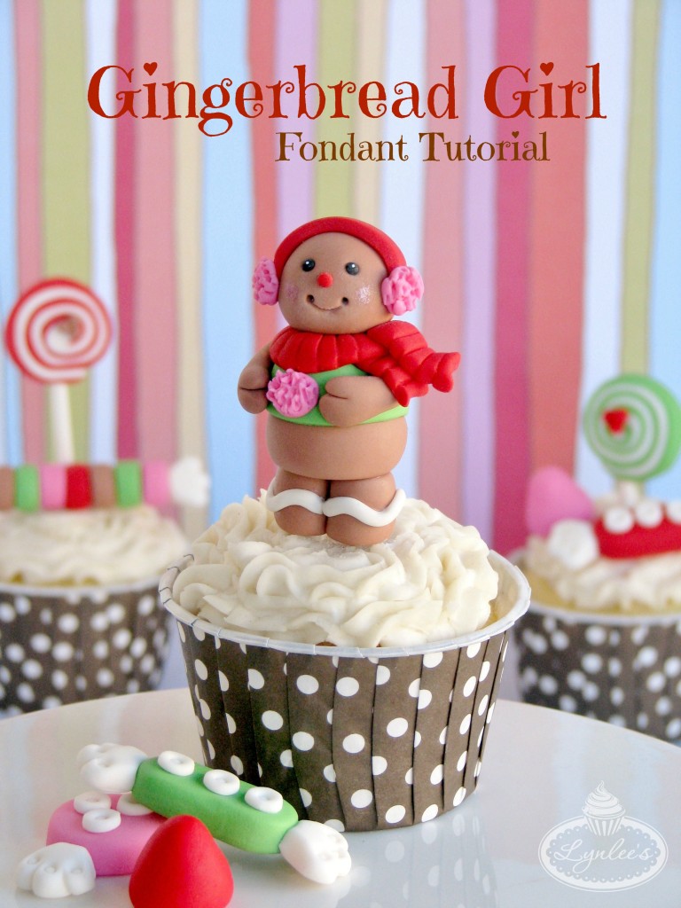 Fondant Gingerbread Girl Tutorial