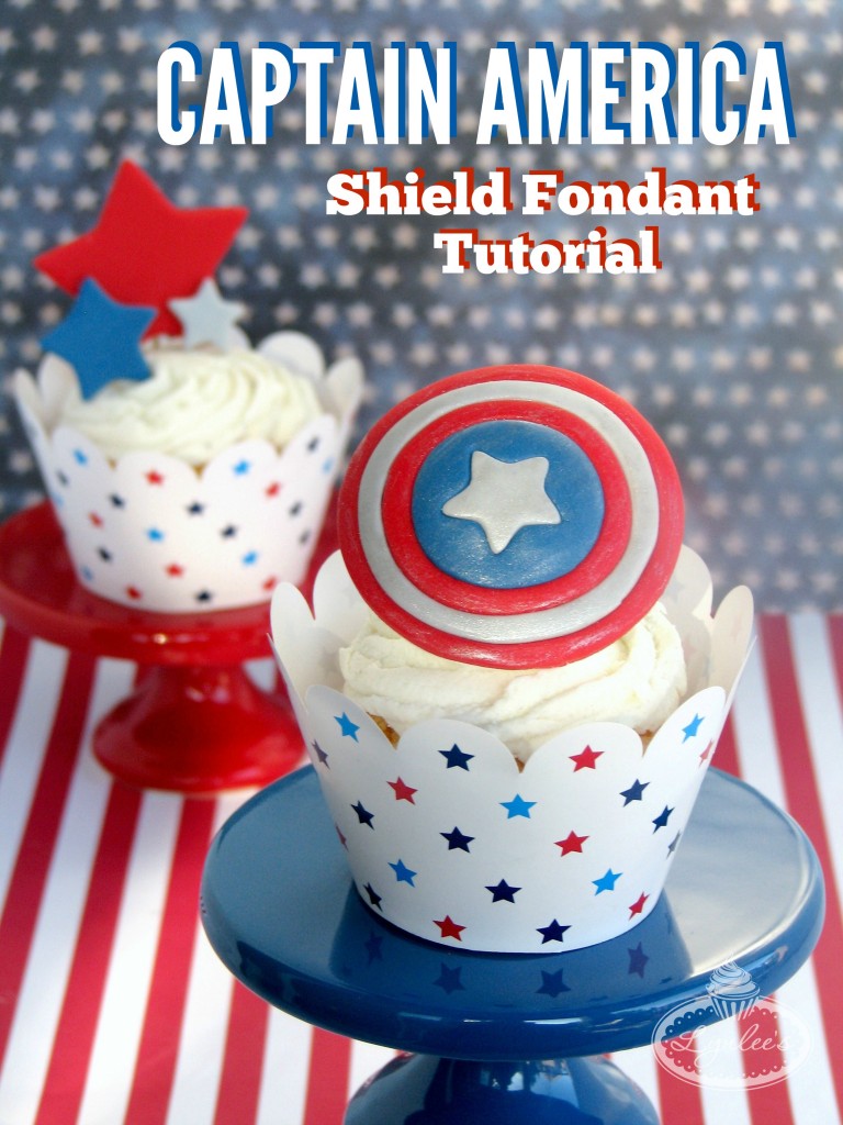 Captain America Cupcakes