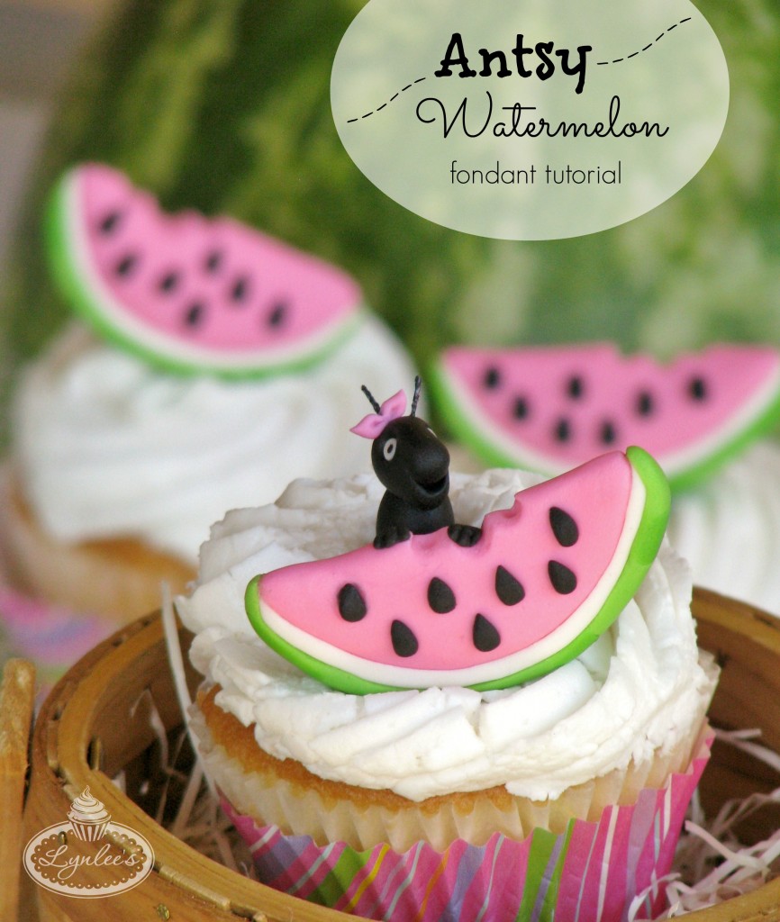 Antsy Watermelon fondant tutorial ~ Lynlee's