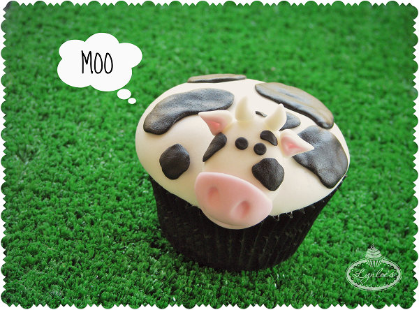 Cow Cupcake Tutorial ~ Lynlee's
