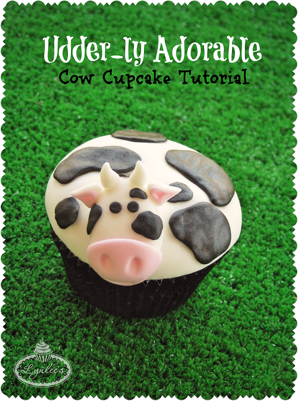 Udder-ly Adorable fondant cow tutorial ~ Lynlee's