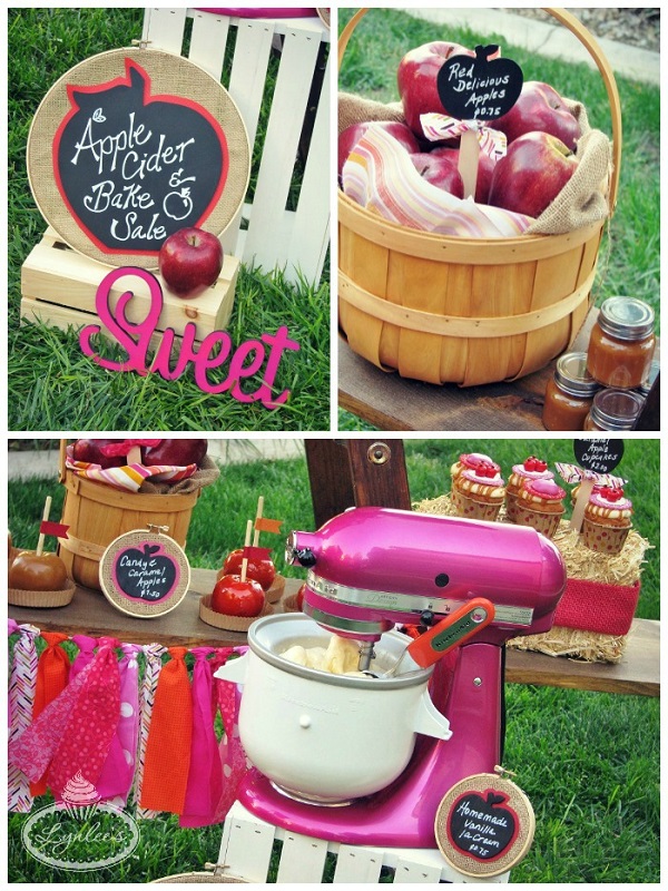 Apple Cider Stand with Kitchenaid ~ Lynlee's