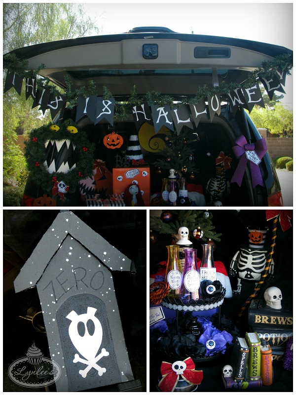 Nightmare Before Christmas trunk-or-treat ideas & crafts ~ Lynlee's