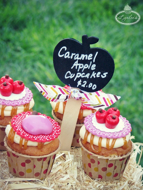Caramel Apple Cupcakes ~ Lynlee's