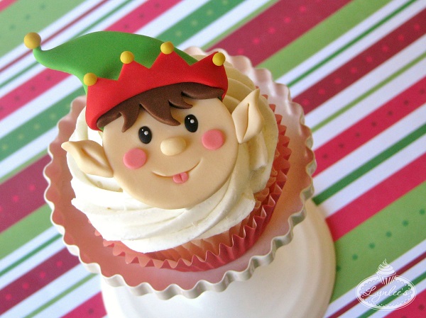 Elf fondant cupcake topper tutorial ~ Lynlee's