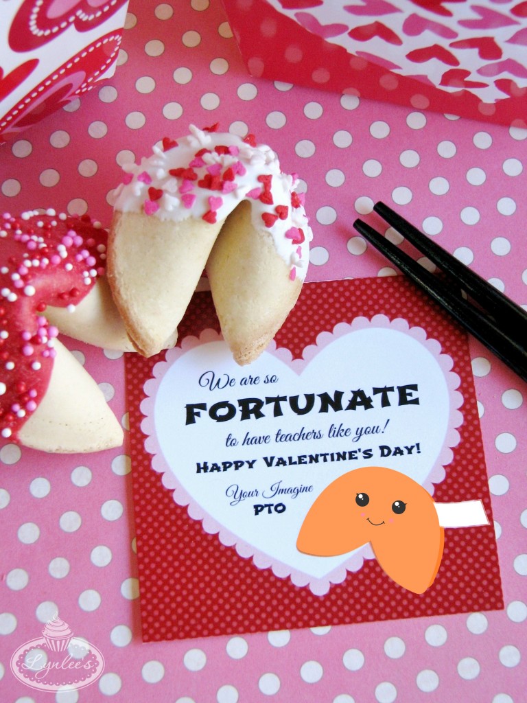 Fortunate Valentines fortune cookies