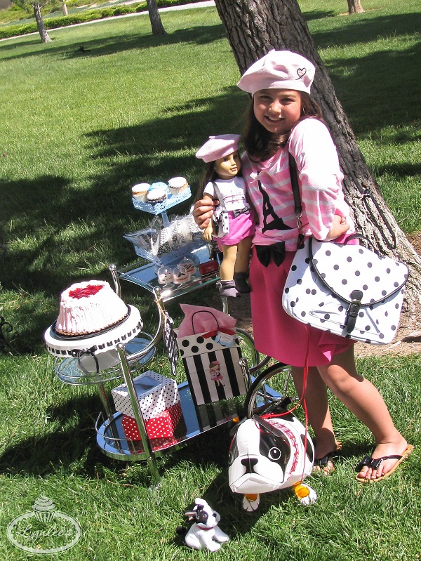 An American Girl in Paris pastry cart ~ Lynlee's