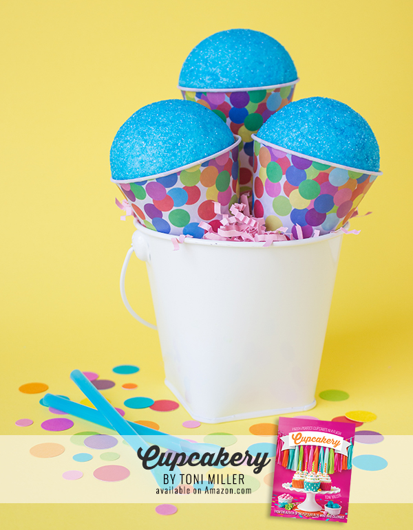 Blue Raspberry Snow Cone Cupcakes from Cupcakery Book