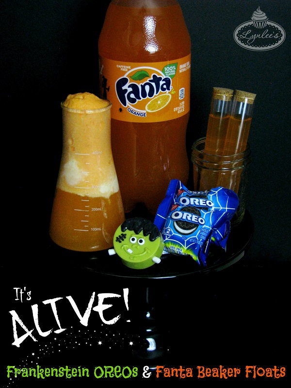 It's Alive Frankenstein OREOs & Fanta Beaker Floats