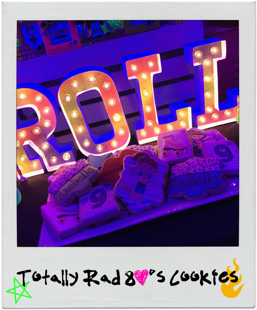 neon-80s-rollerskating-party-cookies