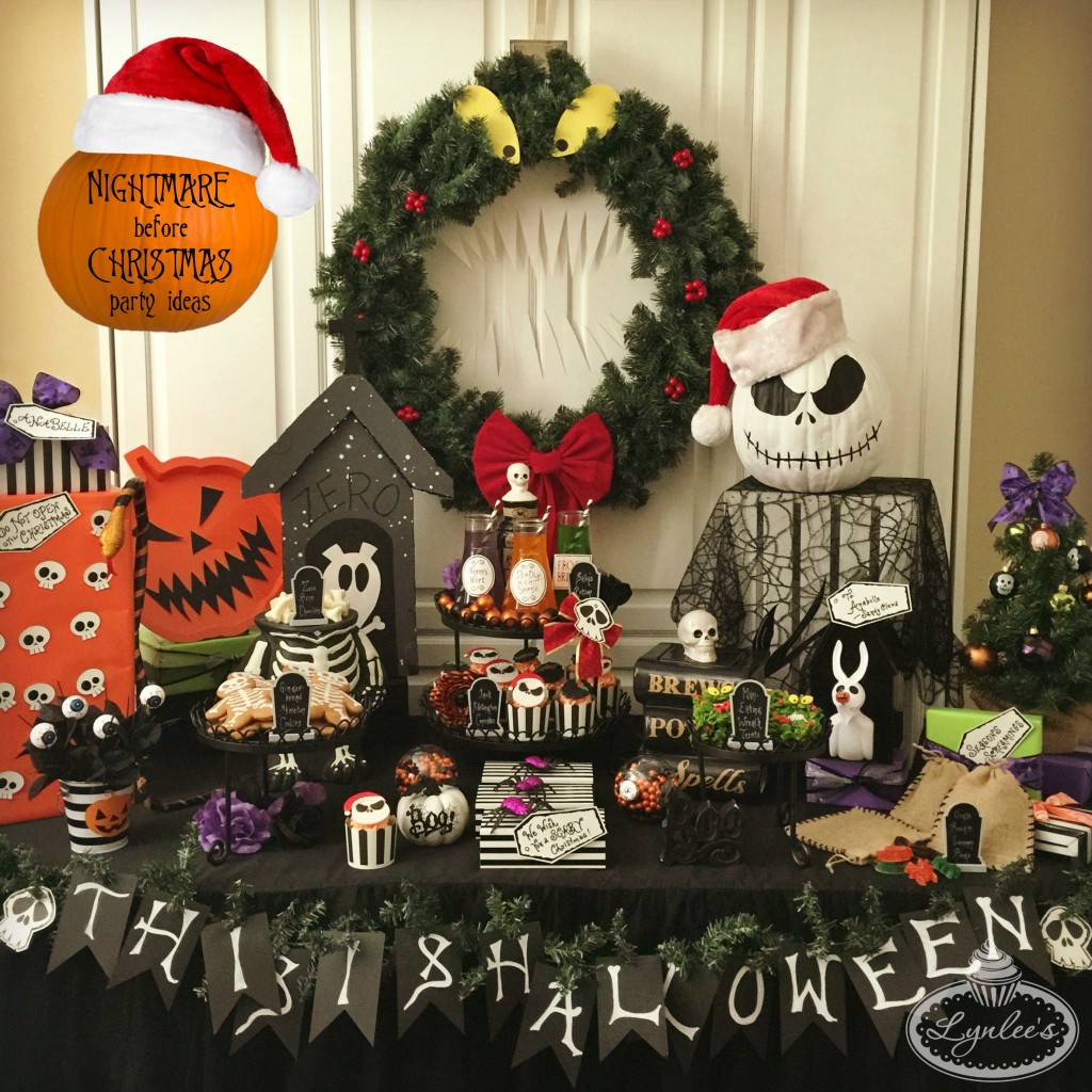 Nightmare Before Christmas Party Ideas Lynlees