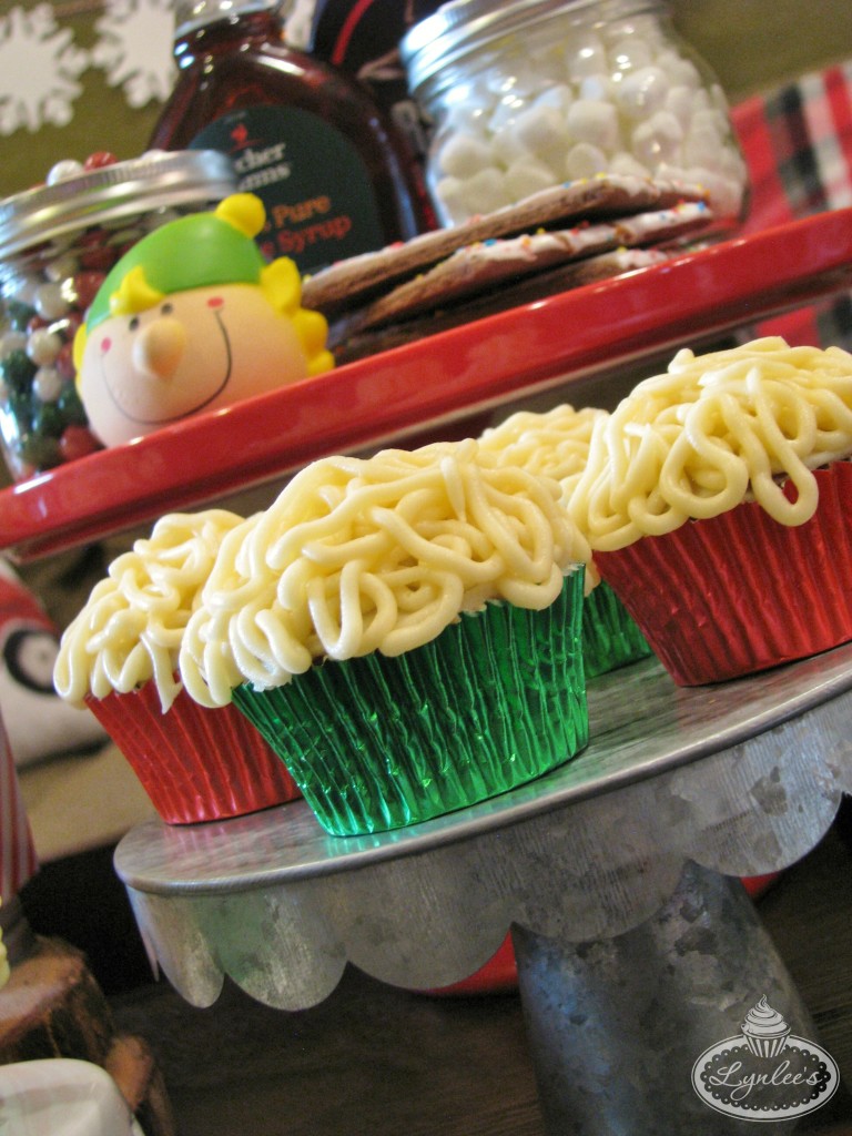 elf-movie-watch-party-spaghetti-cupcakes