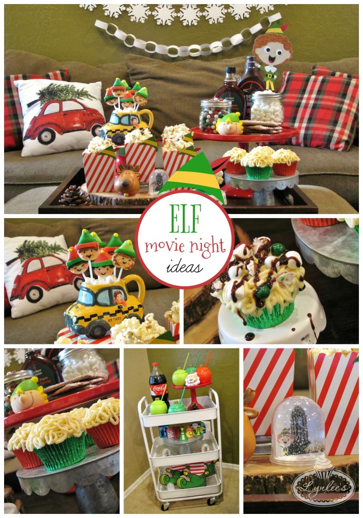 Elf movie family watch party ideas