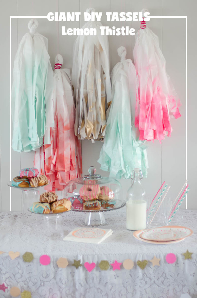 Giant DIY Tassels