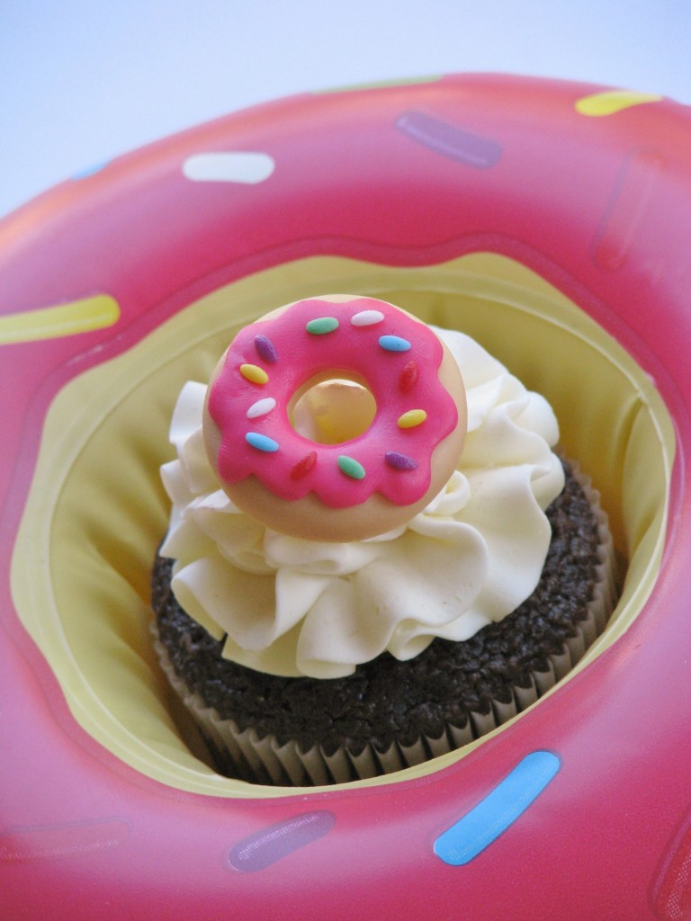 Pink doughnut cupcake topper ~ Lynlee's