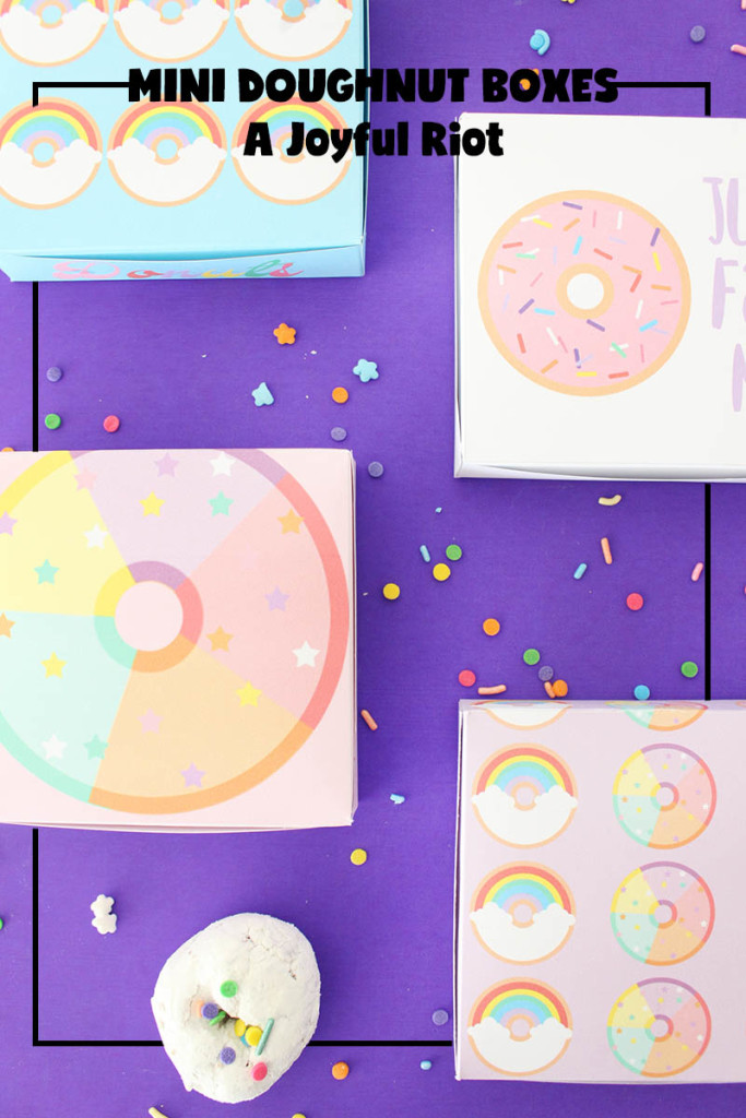 Mini Doughnut Boxes