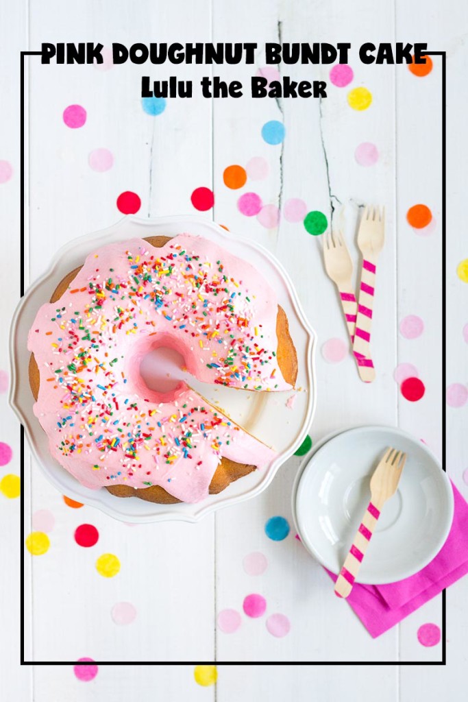 Pink Doughnut Bundt Cake