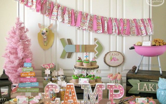 Glamping Sleepover Party Ideas