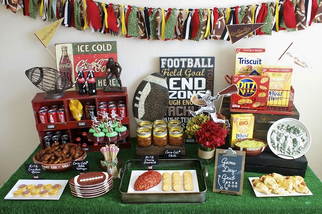 Vintage Home Bowl Football Party